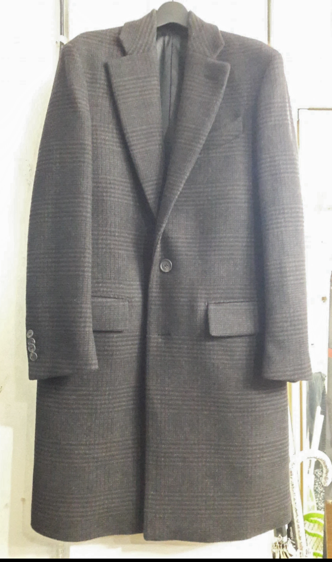 Cashmere and wool coat - men's size "95"