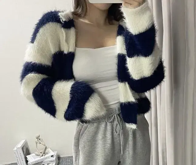 Angora cardigan