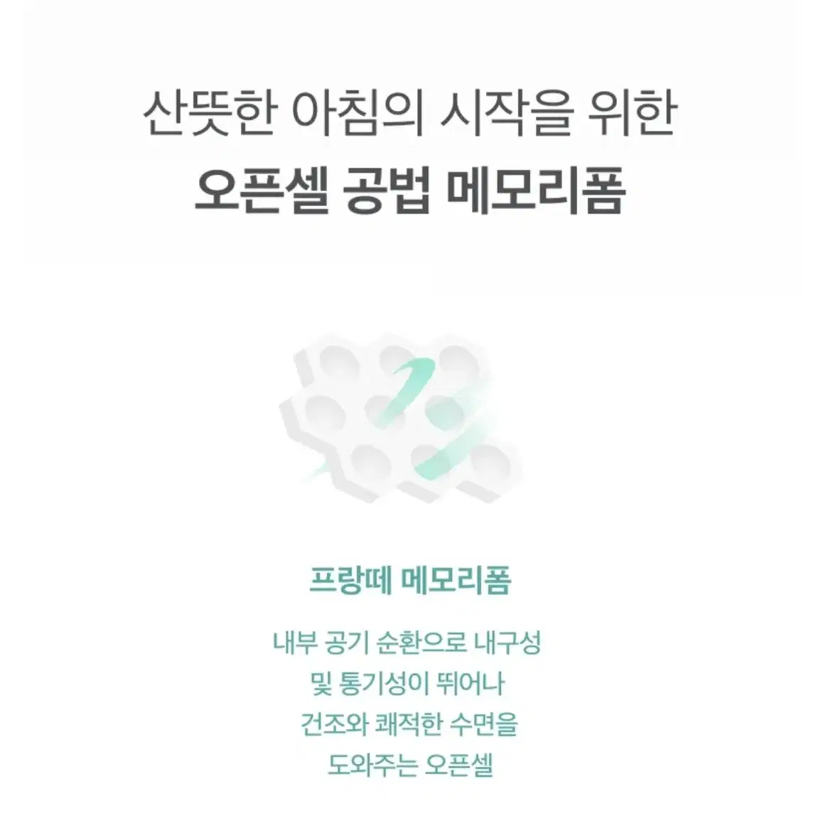 프랑떼 워셔블 메모리폼 경추베개 컴포트