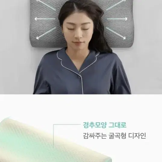 프랑떼 워셔블 메모리폼 경추베개 컴포트