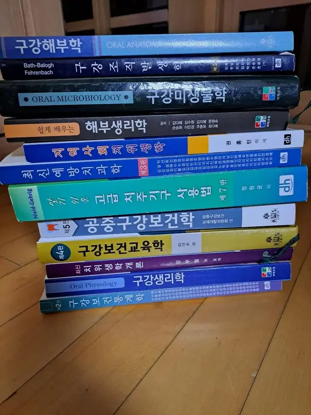 구강해부학 해부생리학 공중구강보건학 구강미생물학