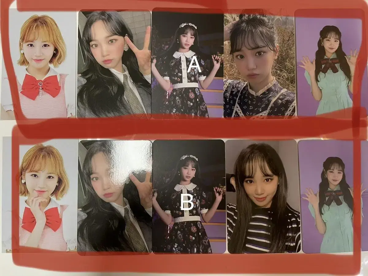 (급처)iz*one le sserafim chaewon photocard wts(tomve chaewon, oncon chaewon, etc.)