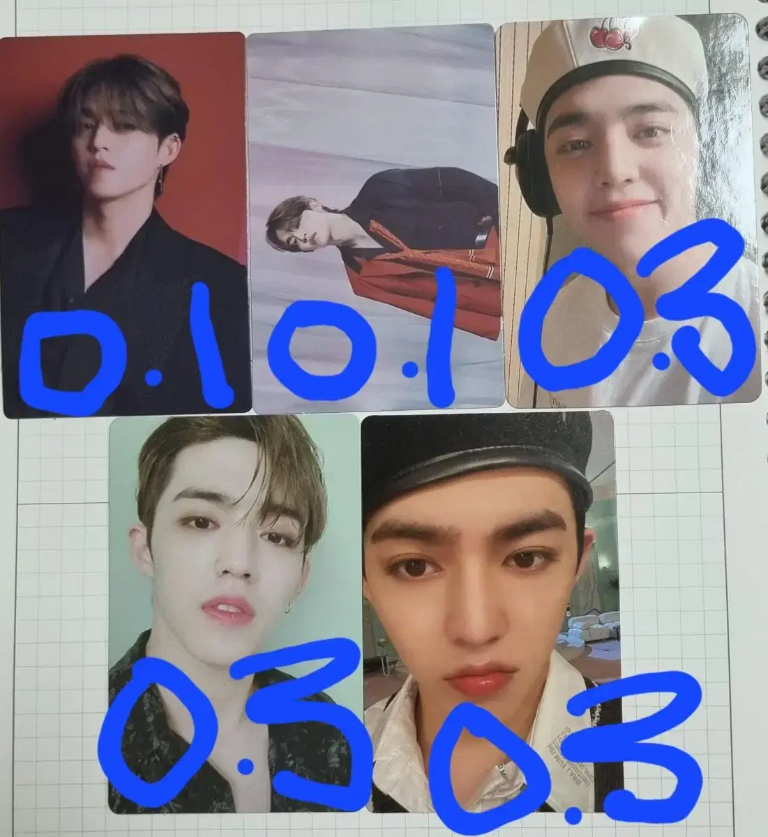 Seventeen s.coups sells photo cards cheap!