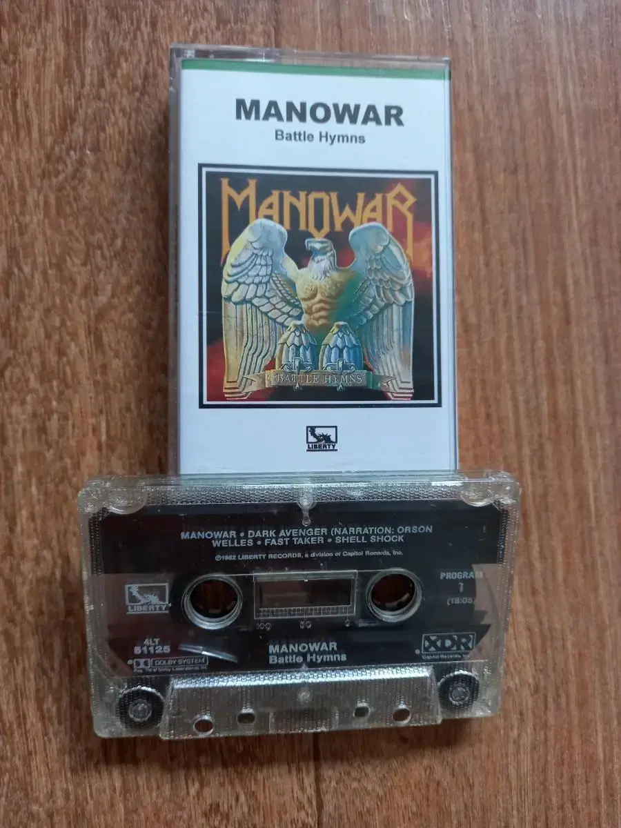 manowar 수입 카세트테이프