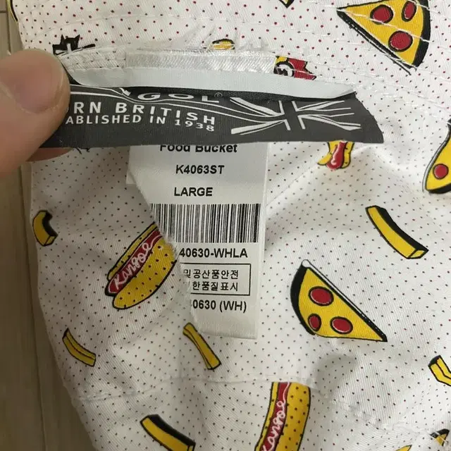 캉골 Food 버킷햇 모자 Hotdogs Pizza 양면 캉골모자