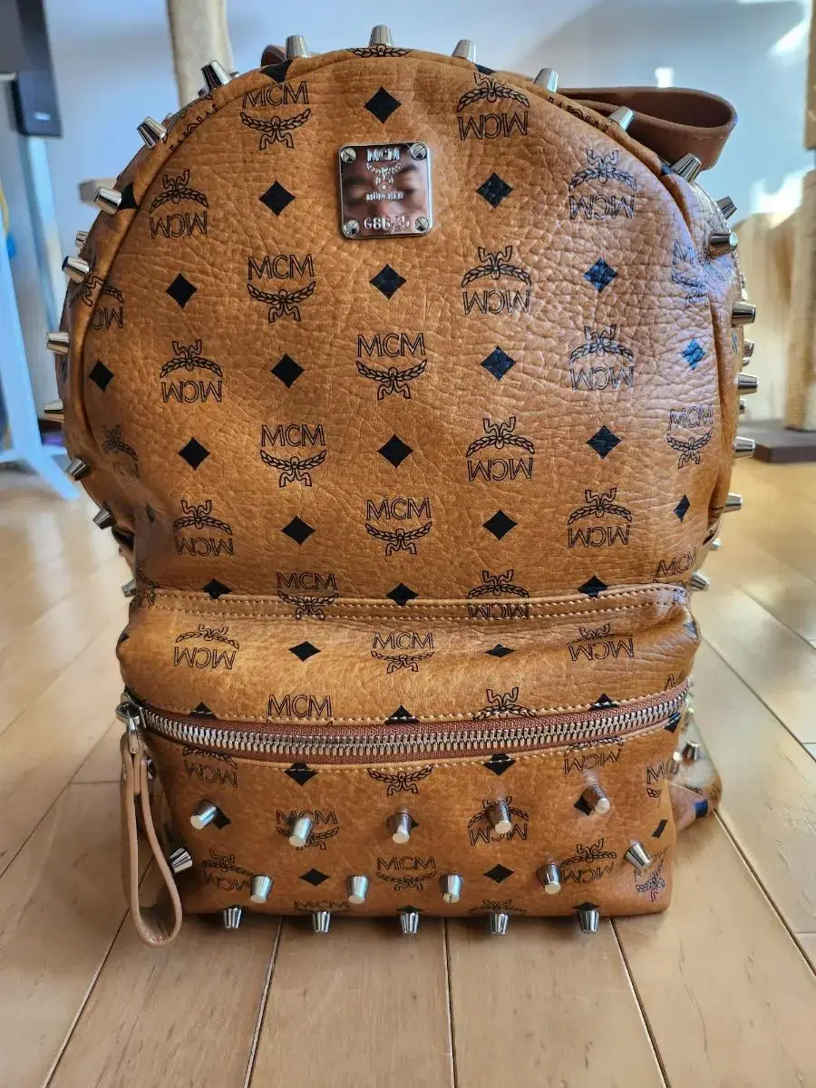 MCM Studded Backpack