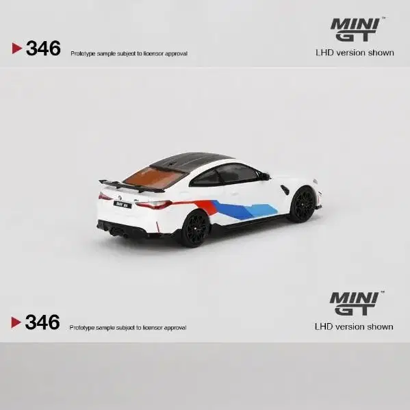 MINIGT 1:64 BMW M4 알파인 화이트 다이캐스트