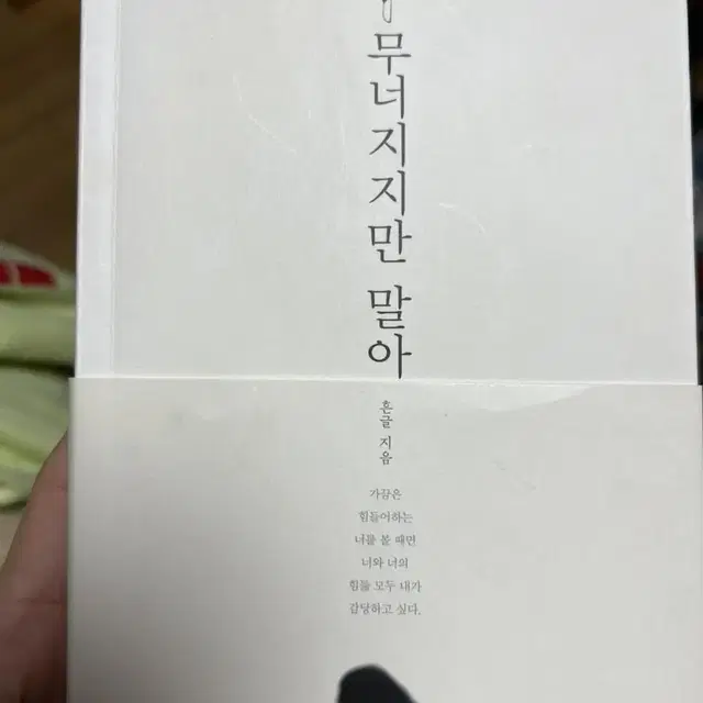 흔글 무너지지만 말아 책 도서