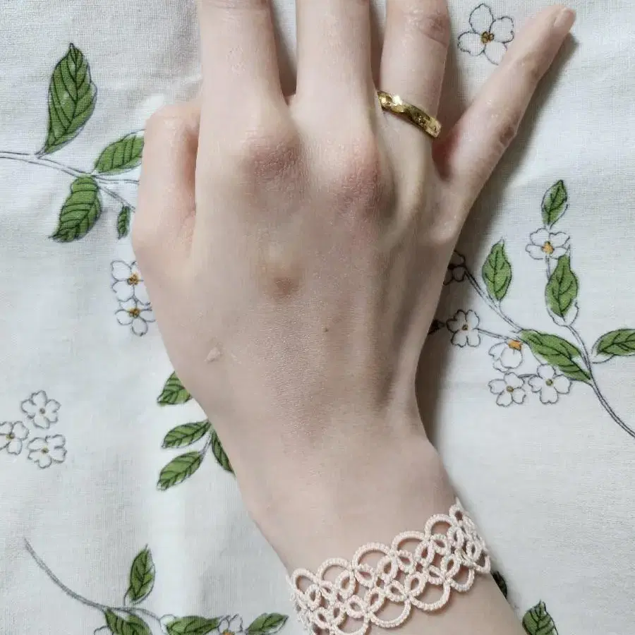 태팅레이스 팔찌 _ Lilac Lace Bracelet 2