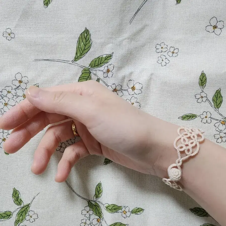 태팅레이스 팔찌 _ Lilac Lace Bracelet 2