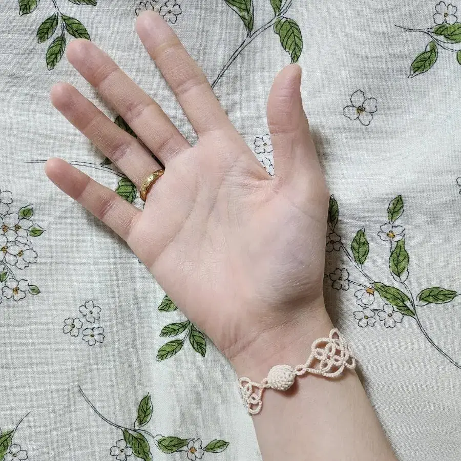 태팅레이스 팔찌 _ Lilac Lace Bracelet 2