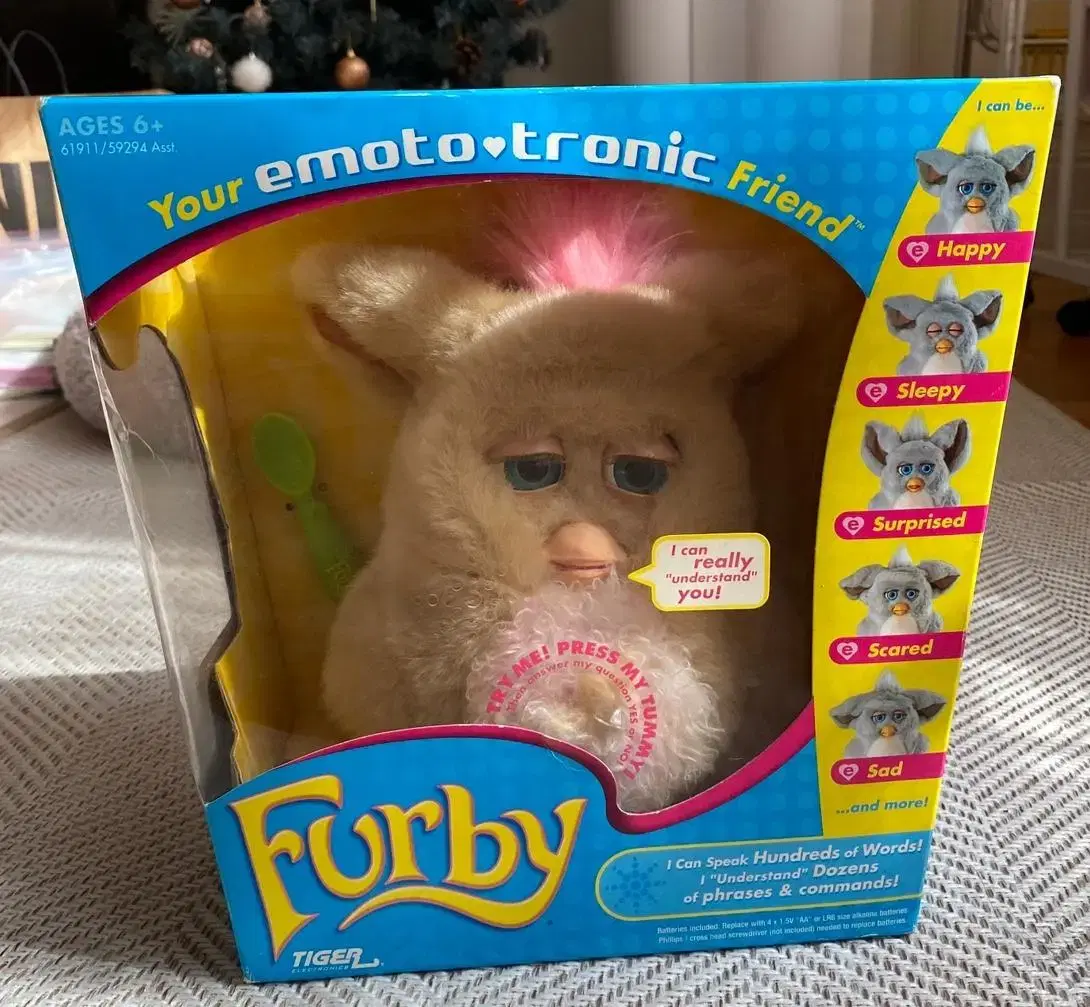 furby sealed furby 2005 beige pink furby