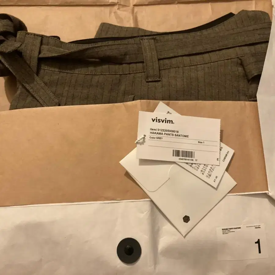 visvim 비즈빔 - 22시즌 HAKAMA PANTS SANTOME