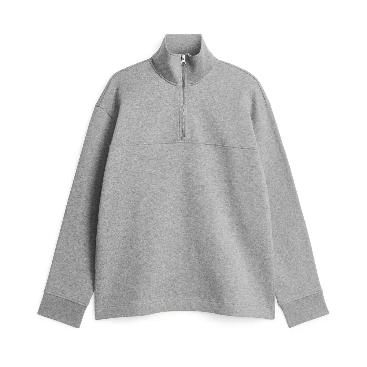 Arket Arket Half-Zip Sweatshirt Men's Grey L