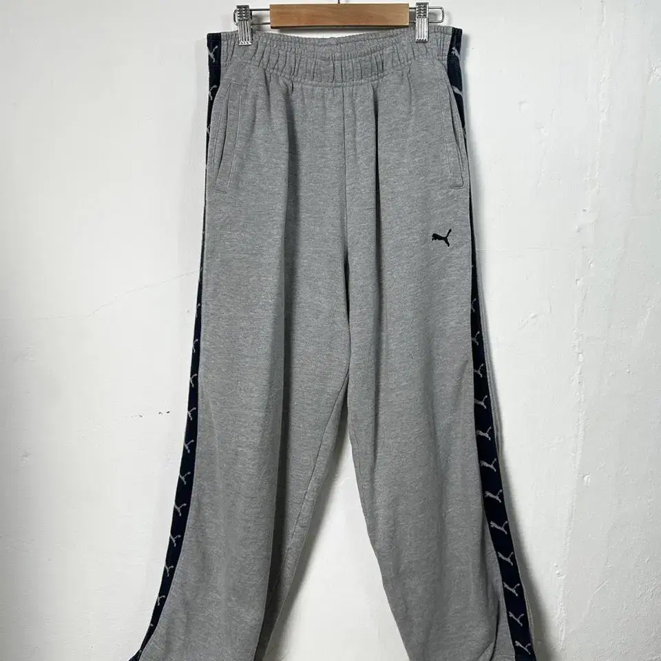 puma side logo taping string track pants