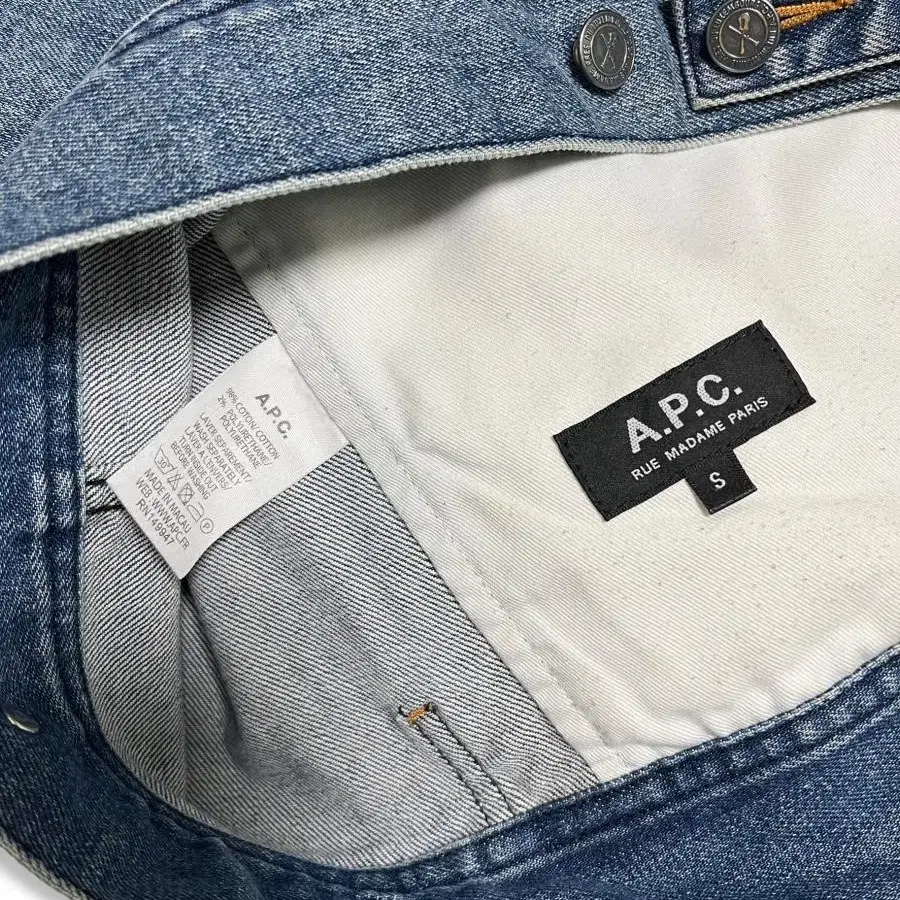 apc veste denim jacket