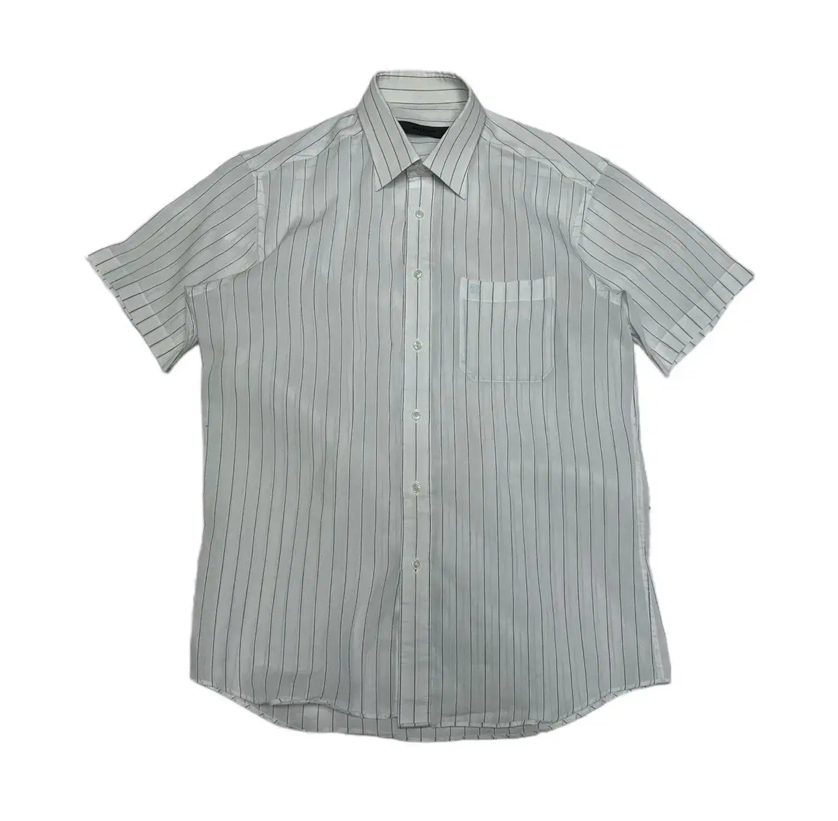 Givenchy Striped white short-sleeved shirt 100