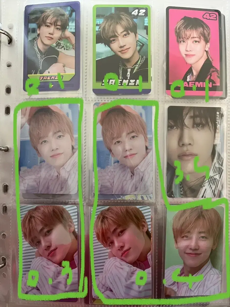 nct dream jaemin photocard wts poka