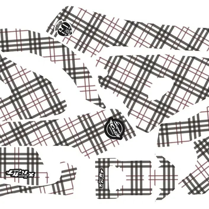 슈퍼커브110 스킨데칼 화이트 컬러 판매합니다