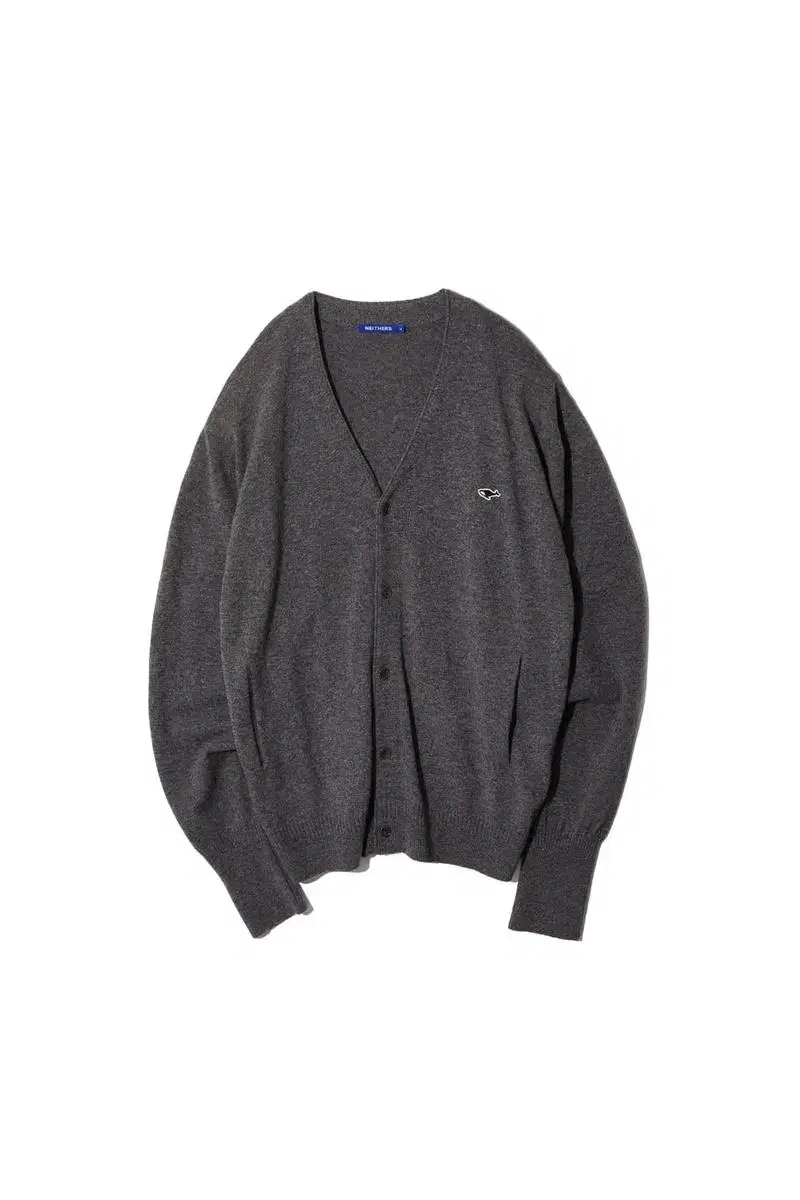 [100-105] Naders Merino Wool Cardigan 5 Charcoal Cityboy J-009