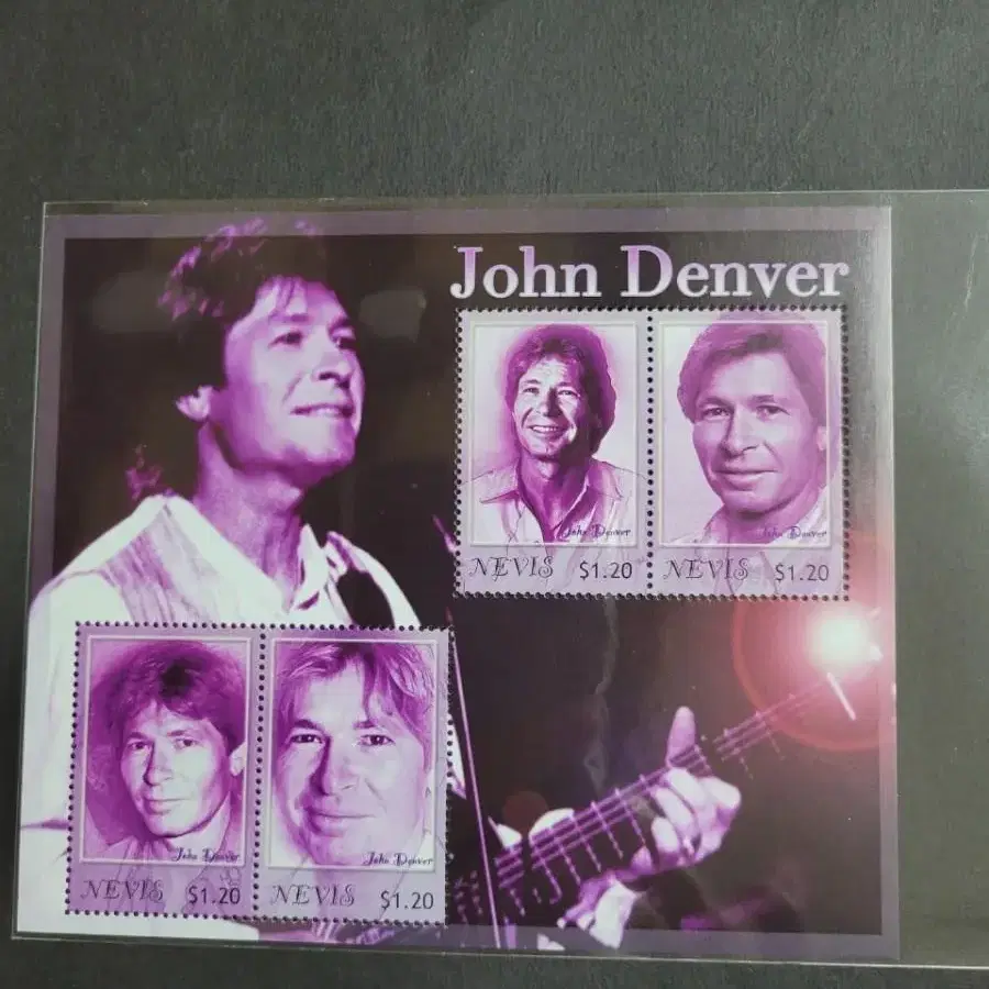 2004년 미국 최고 컨츄리가수 존 덴버 우표John Denver