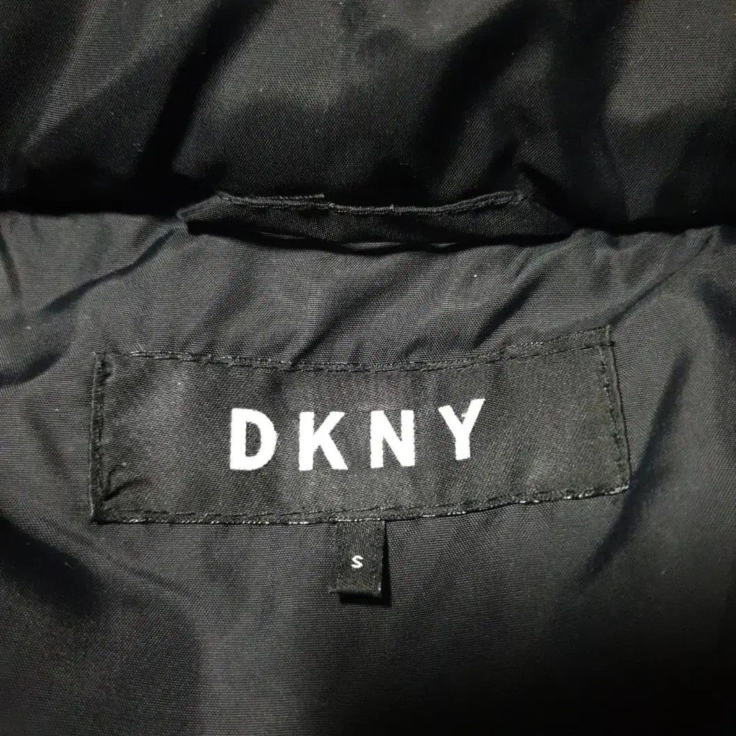 (S) DKNY 여성 퍼후드 패딩 점퍼/자켓