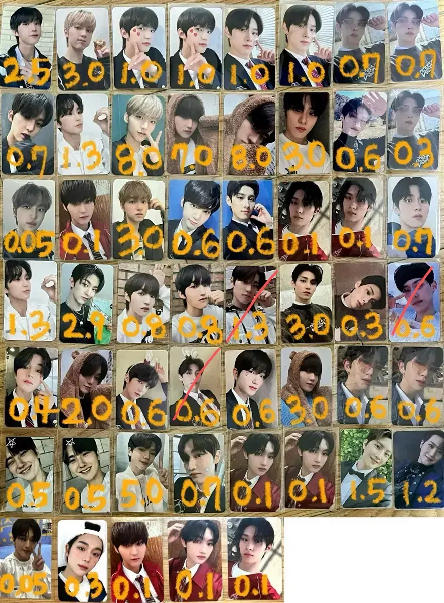 TNX TheNewSix photocard wts