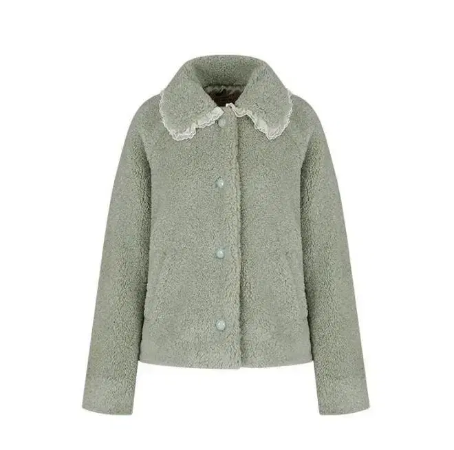 마가린핑거스 mint lace boucle fur jk 판매해요! 급전