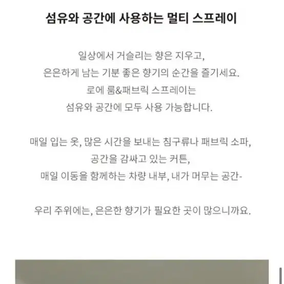 퍼퓸 스프레이 탈취제