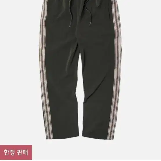 프리즘웍스 CLUSTER STRIPE TRACK PANTS 올리브 L