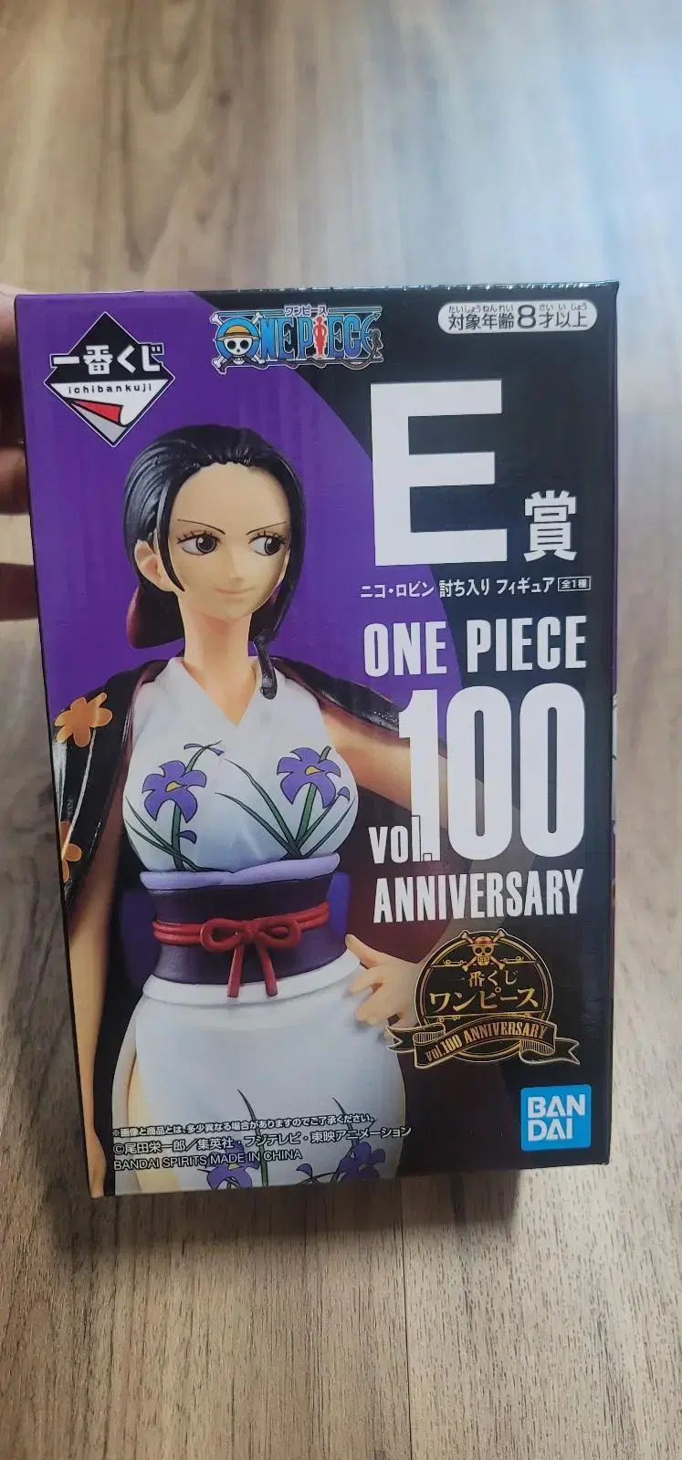 Unsealed First Lottery Ticket ONEPIECE 100th Anniversary E Prize Nico Robin