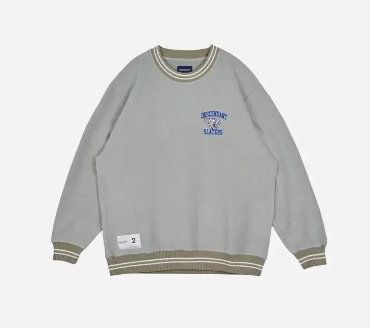 디센던트 크루넥 그레이 3사이즈 중고 /Slaters Crew Neck