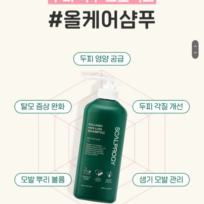 스칼프로지 콜라겐 탈모 샴푸 750ml