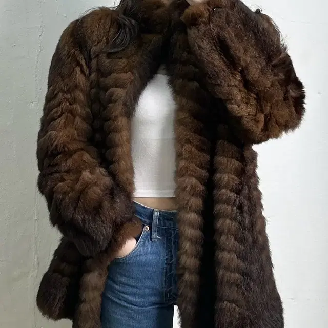 vintage sheeps fur jacket