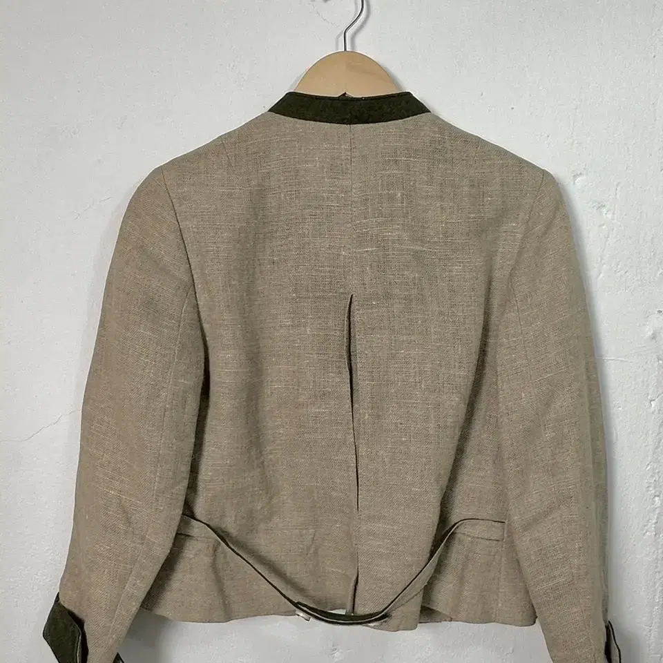 europe vintage trolian linen jacket