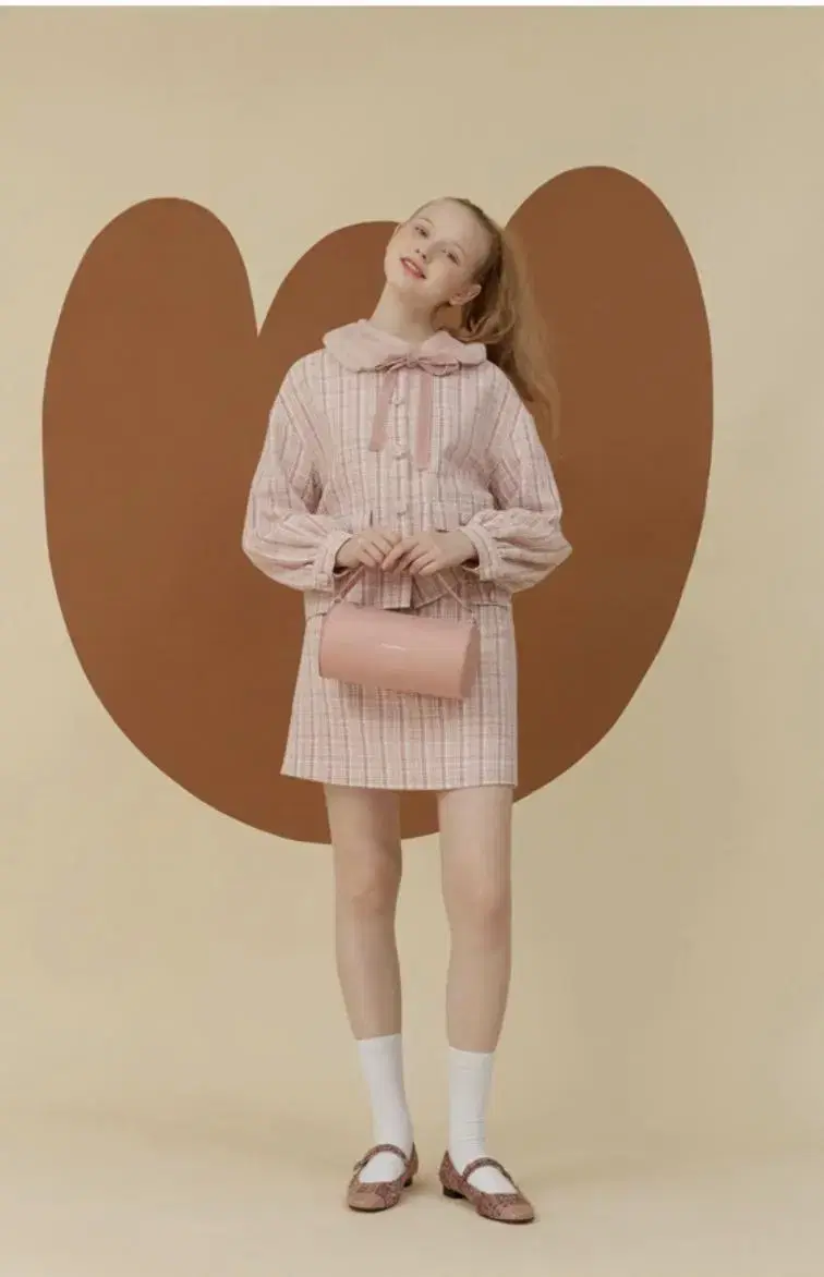 오아이오아이컬렉션 2019FW 트위드 자켓 미니스커트 세트