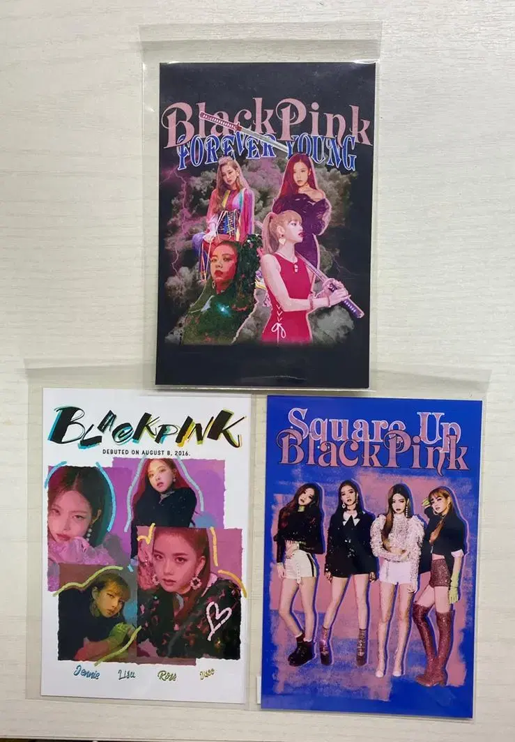 (Price Drop)Bulk black pink 5 Years 4+1 pop up limited edition postcard Blackpink