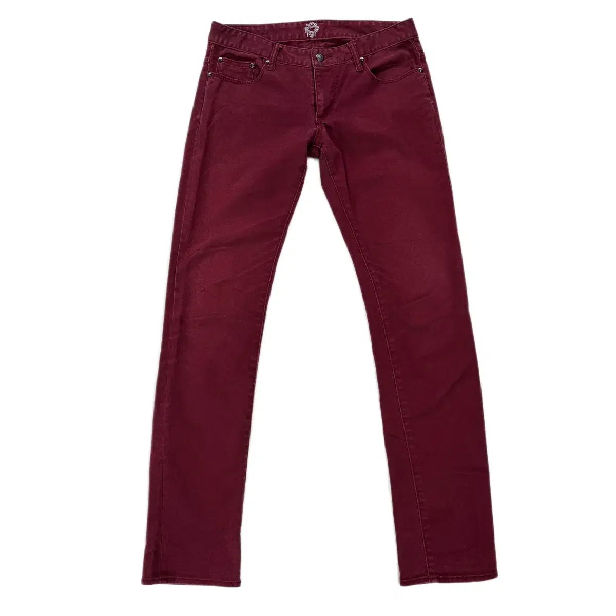 [32] ROOT THREE Zephyr Burgundy Slim Jeans