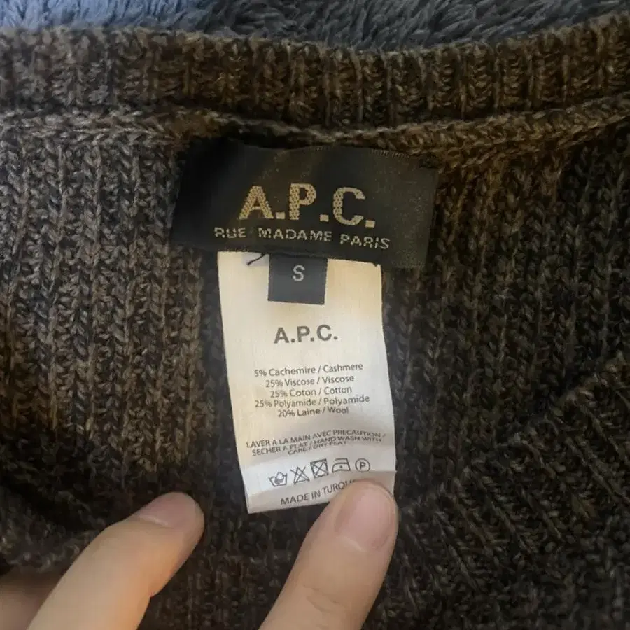 A.P.C 아페쎄 니트 판초 망토 S