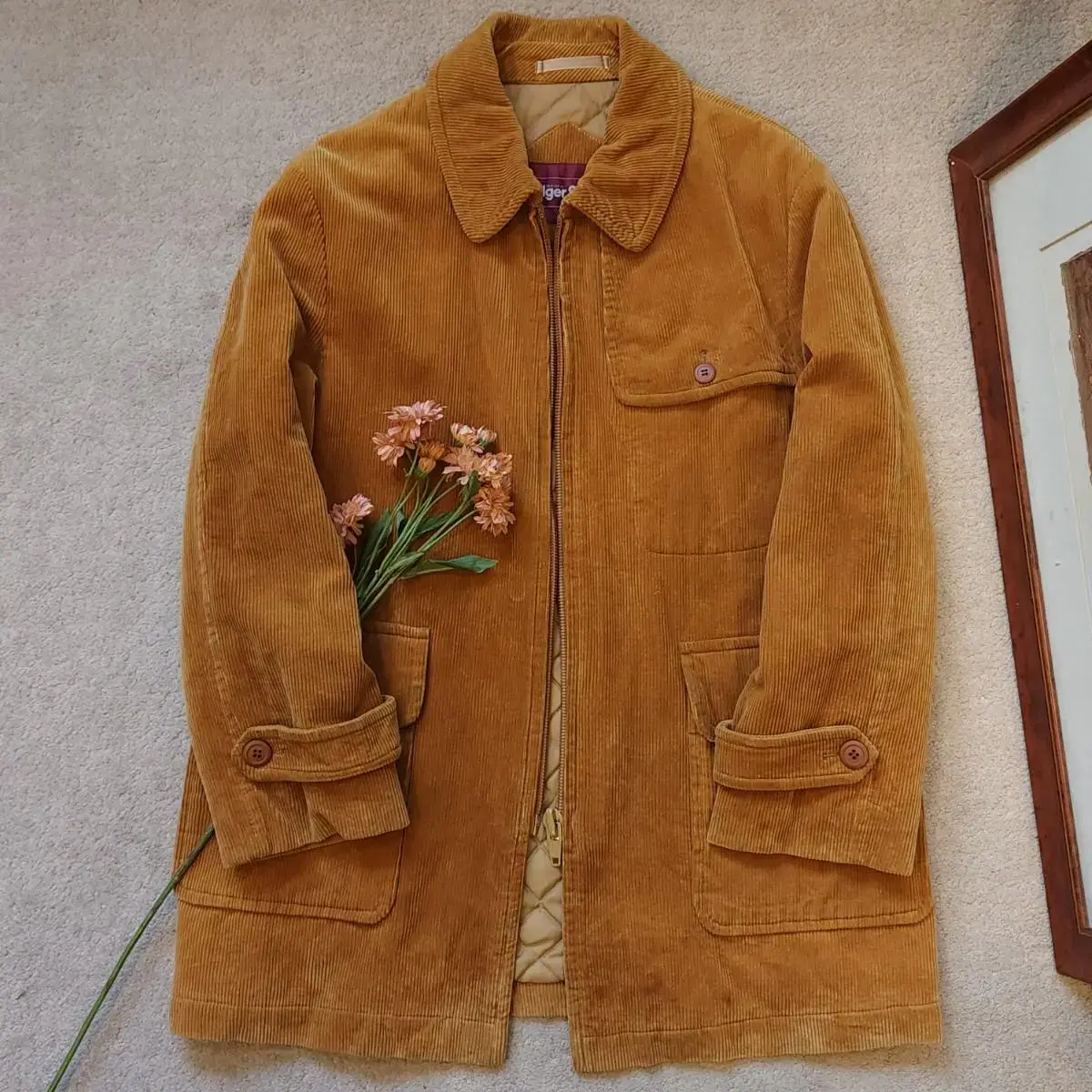 90s Alger sport corduroy jacket LL