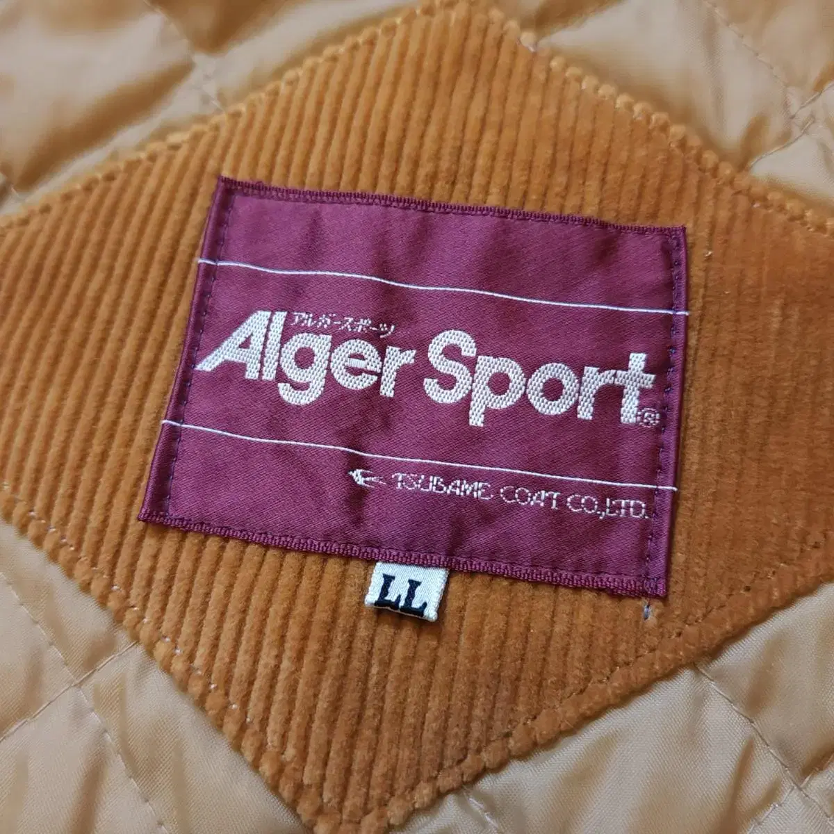 90년대 Alger sport 코듀로이 자켓 LL