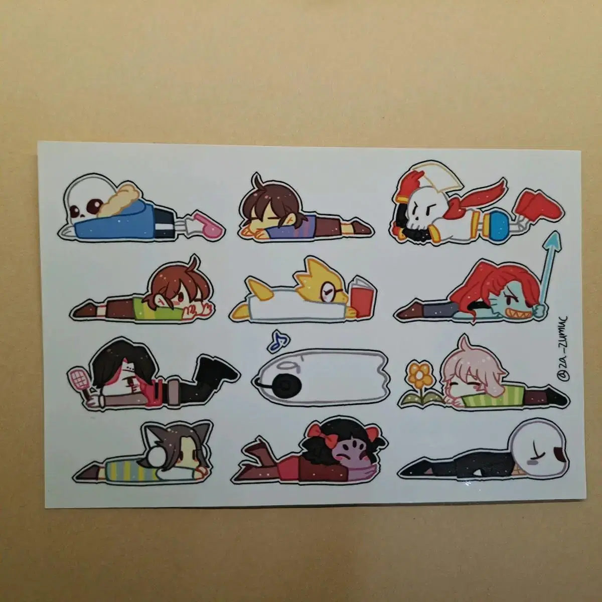 Undertale unofficial goods sticker