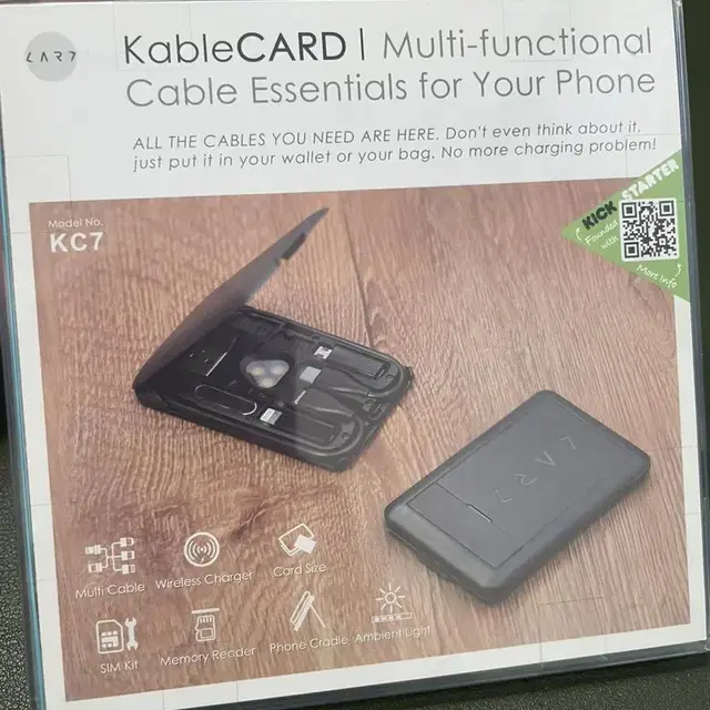 여행 휴대용 충전케이블 키트 Kable Card