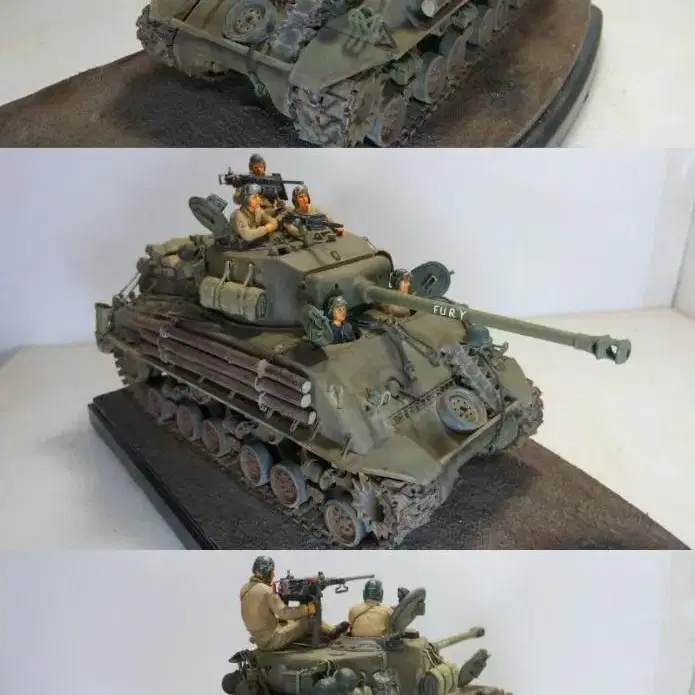 1/35 퓨리 전차 풀도색 완성