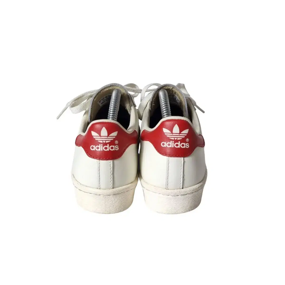 [250] adidas 아디다스 슈퍼스타 80s 디럭스 흰/빨