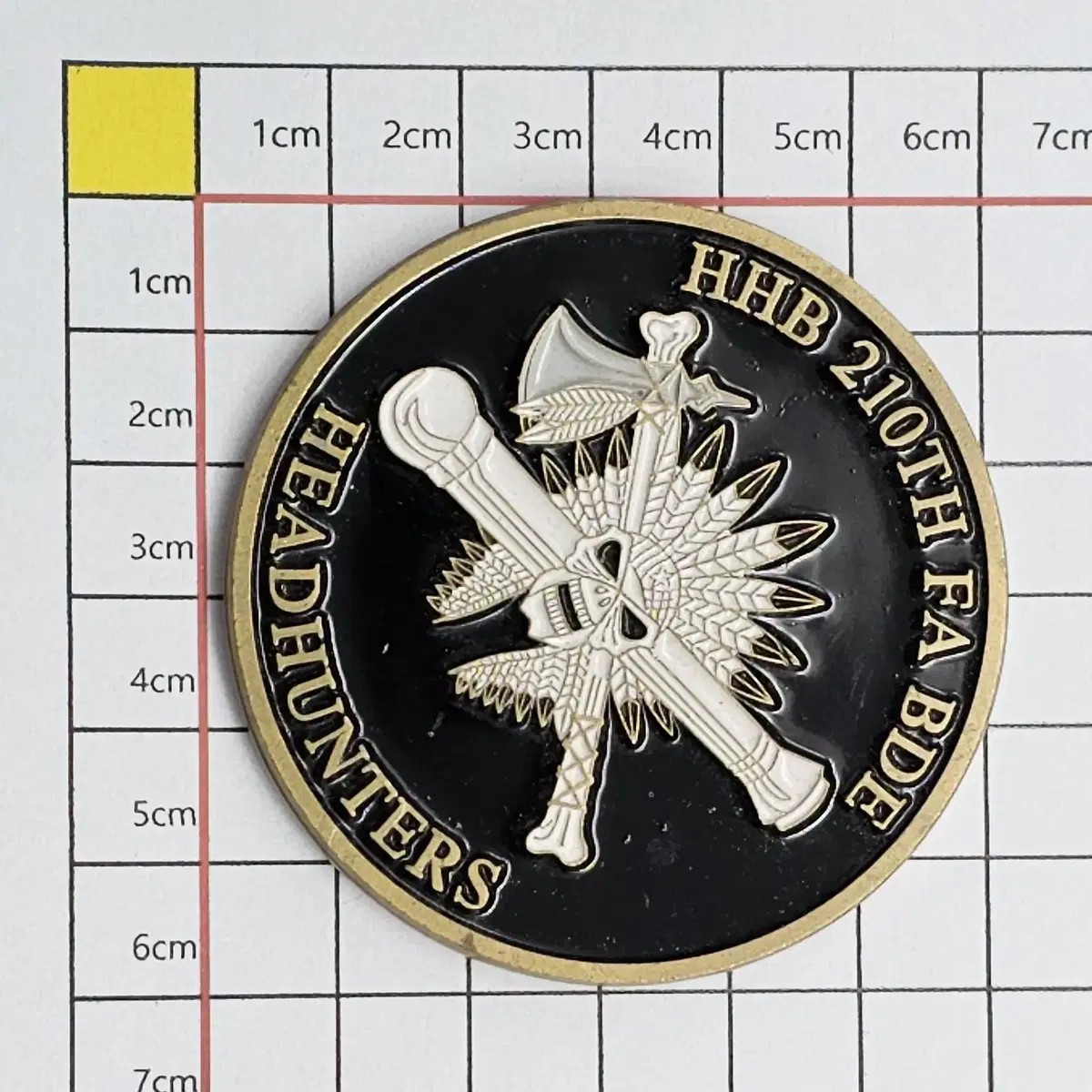 미국부대코인 HHB210TH FA BDE ARMY COIN