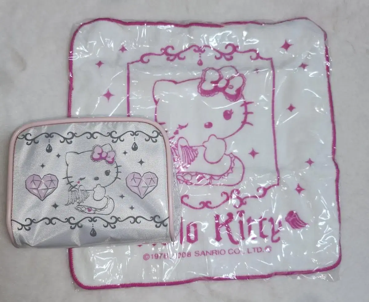 Angel Kitty pouches and handkerchiefs sold in bulk