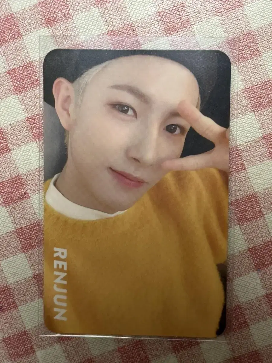 Yellow Renjun nct Dream Japan Photocard