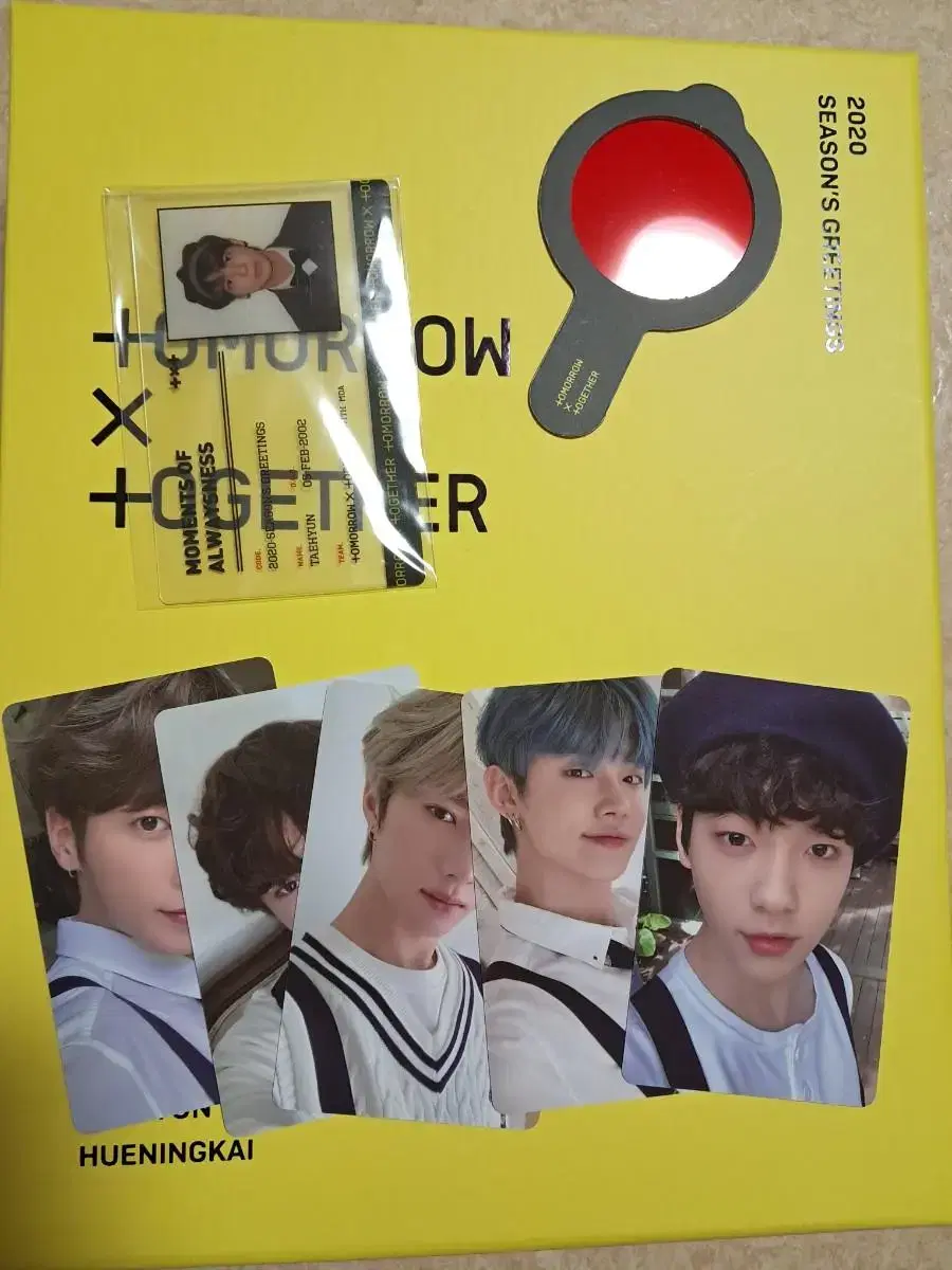 Full night txt with photocard 2020 season's greetings in bulk