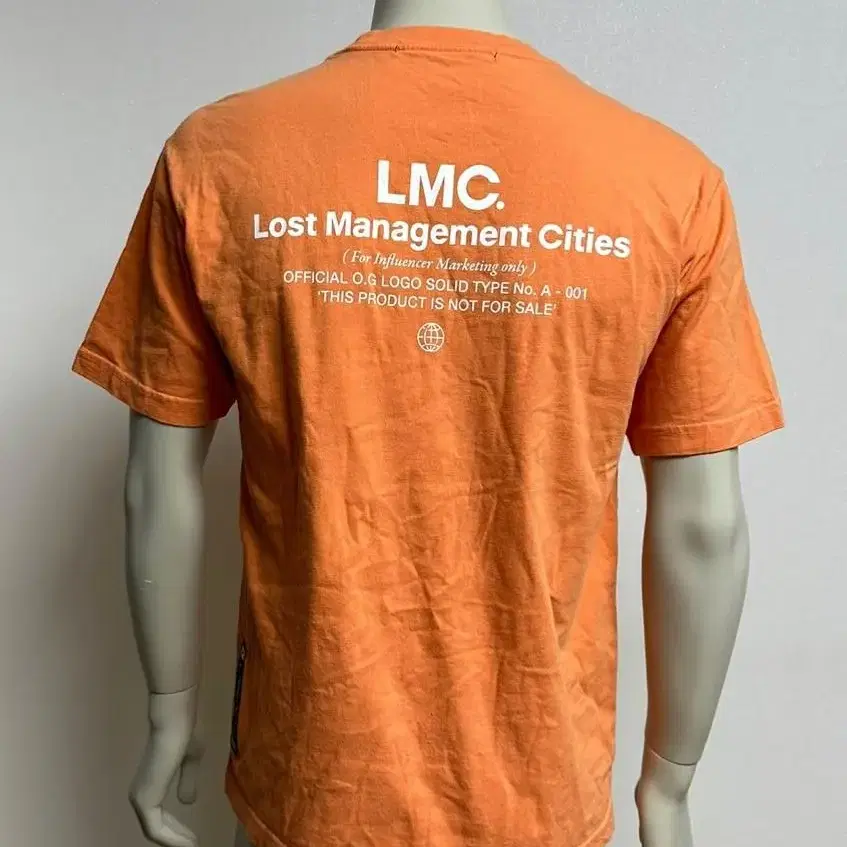 LMC 반팔 티셔츠 (M) (만원샵) (주황색)